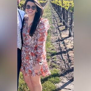 Ruffle Layered Mini Dress